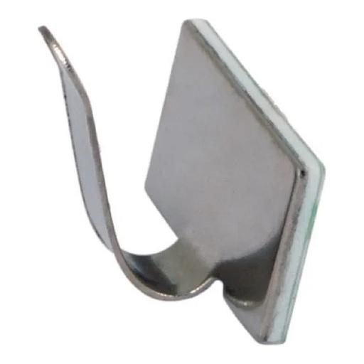 Rexant (07-2420) Площадка самоклеящаяся металлическая с клипсой 20х10 мм (100 шт/уп) фото 1