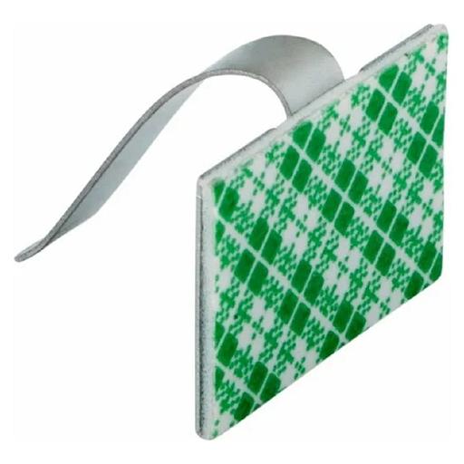 Rexant (07-2430) Площадка самоклеящаяся металлическая с клипсой 30х20 мм (100 шт/уп) фото 1