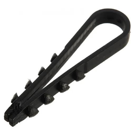 PROconnect (07-4521) Дюбель-хомут 5-10мм, круглый, черный (100 шт/уп) фото 1