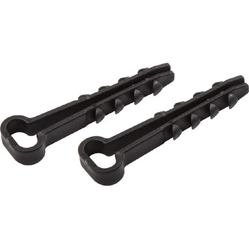 PROconnect (07-4621) Дюбель-хомут 5-10мм, прямоугольный, черный (100 шт/уп) фото 1