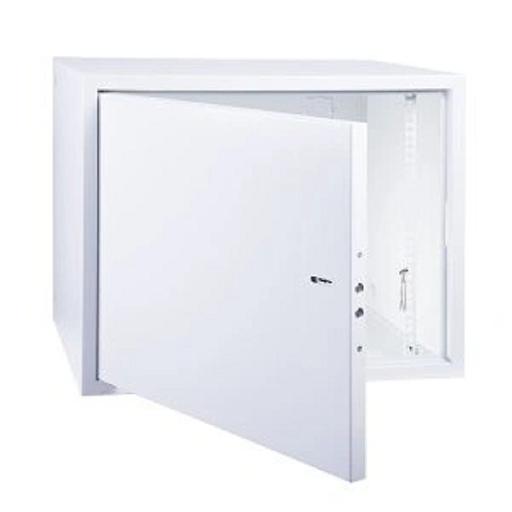 Rexant (04-2252) Шкаф настенный 19" АНТИВАНДАЛЬНЫЙ распашной 8U 600х400х450мм,(ШхГхВ) RAL 7035 PRO фото 1