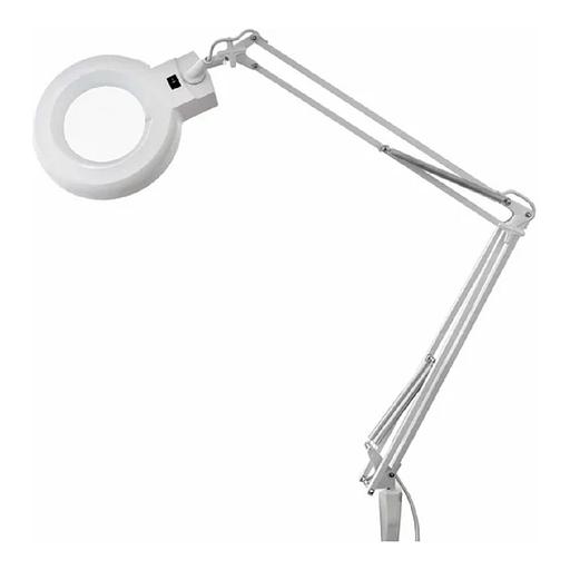 Rexant (31-0011) Лупа на струбцине круглая 5D с подсветкой,d 127мм, белая фото 1