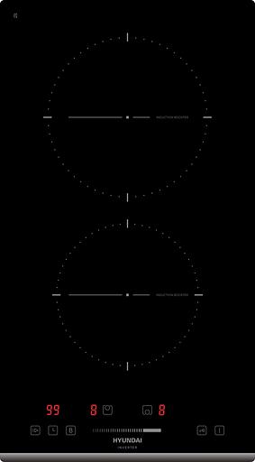 Индукционная варочная поверхность Hyundai HHI 3751 BG черный фото 1