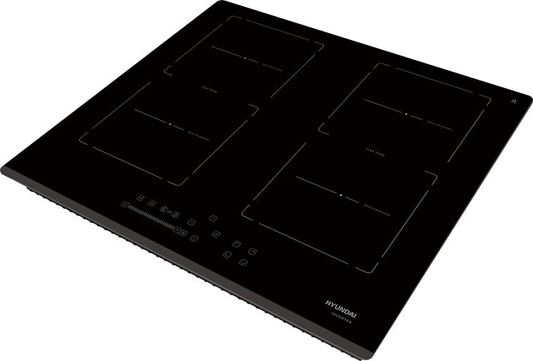 Индукционная варочная поверхность Hyundai HHI 6781 BG черный фото 3