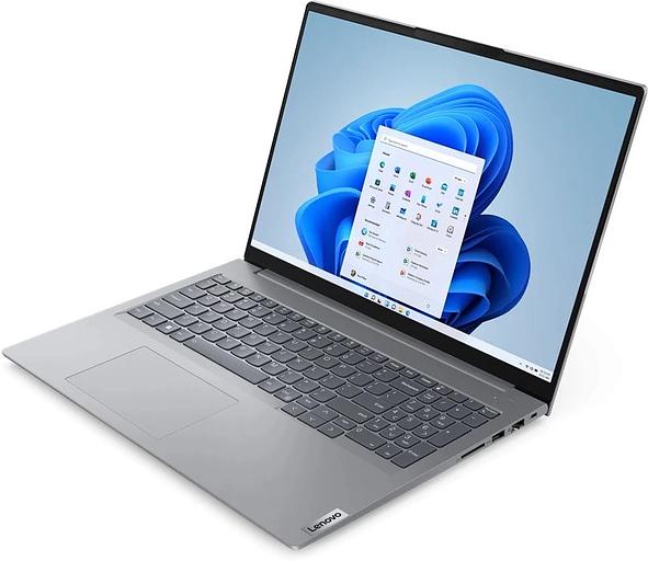 Ноутбук Lenovo Thinkbook 16 G6 IRL Core i7 1355U 32Gb SSD1Tb Intel Iris Xe graphics 16" IPS WUXGA (1920x1200)/ENGKBD Windows 11 Professional grey WiFi BT Cam (21KH00SVUS) фото 2