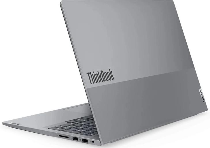 Ноутбук Lenovo Thinkbook 16 G6 IRL Core i7 1355U 32Gb SSD1Tb Intel Iris Xe graphics 16" IPS WUXGA (1920x1200)/ENGKBD Windows 11 Professional grey WiFi BT Cam (21KH00SVUS) фото 3