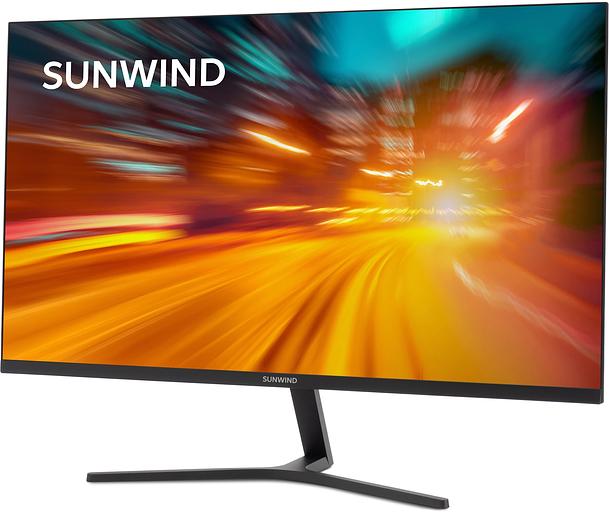 Монитор SunWind 27" SM-27FI401 черный IPS LED 1ms 16:9 HDMI матовая 250cd 178гр/178гр 1920x1080 180Hz FreeSync DP FHD 4.2кг фото 2