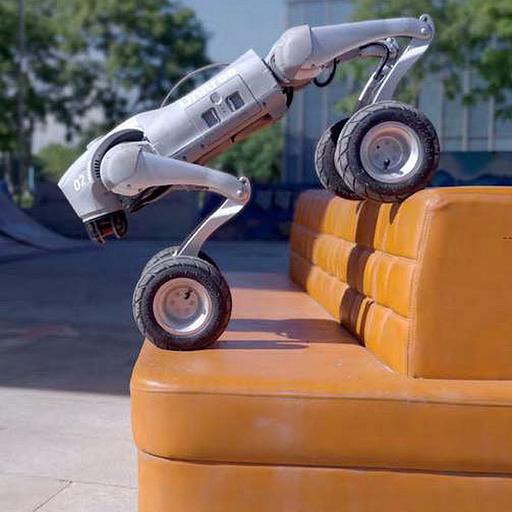 Бионический четырехопорный колесный робот бренда Unitree модели Go2-W версии Smart Edition фото 9