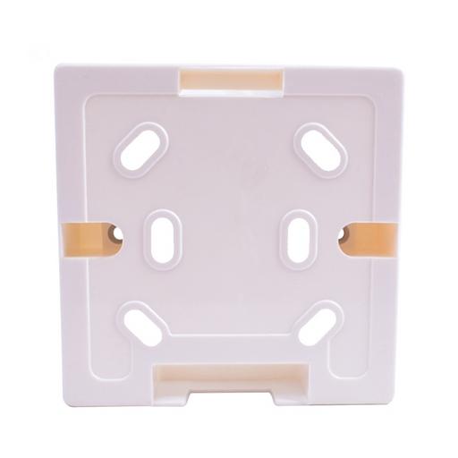 Монтажная коробка SNR, накладная, 86х86мм, белая фото 2