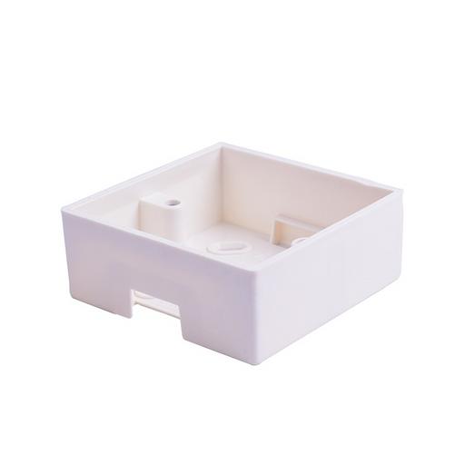 Монтажная коробка SNR, накладная, 86х86мм, белая фото 4