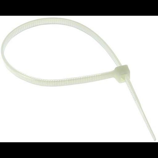 Хомут кабельный 3.6х370 нейл. бел. (уп.100шт) EKF plc-c-3.6x370 фото 1