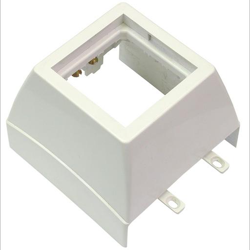 Суппорт с рамкой 1 пост (45х45) на профиль для кабельных каналов 100х50, 105х50 фото 2