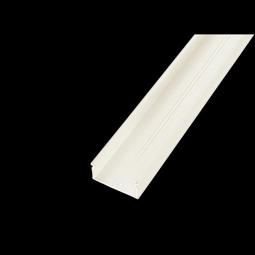 Кабельный канал 40х20х2000мм с перегородкой (белый) фото 1