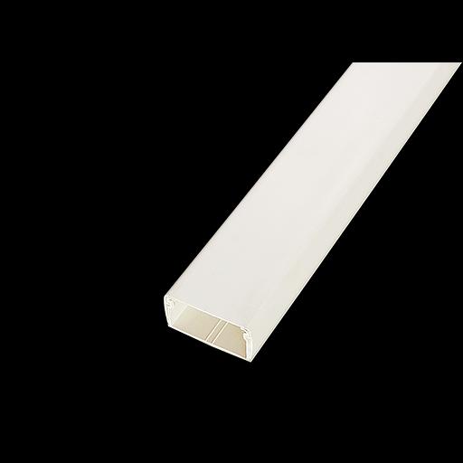 Кабельный канал 40х20х2000мм с перегородкой (белый) фото 2