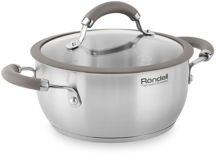 Кастрюля Rondell Balance RDS-755 5л. d=24см (с крышкой) стальной фото 1
