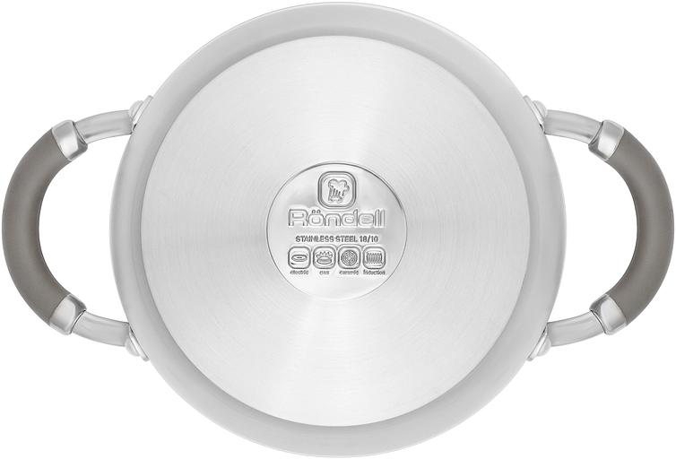 Кастрюля Rondell Balance RDS-755 5л. d=24см (с крышкой) стальной фото 4