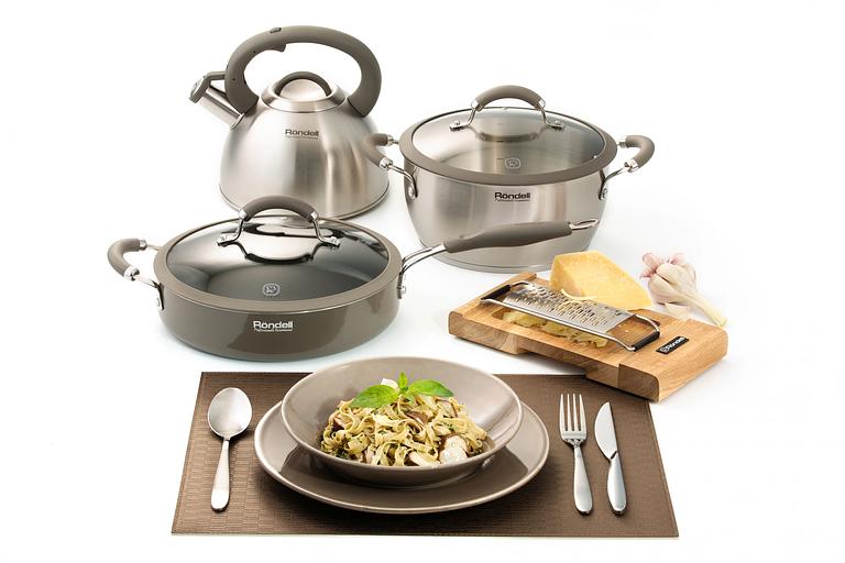 Кастрюля Rondell Balance RDS-755 5л. d=24см (с крышкой) стальной фото 7