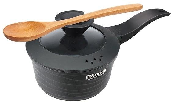 Ковш Rondell Walzer RDA-764 1.3л. d=16см (с крышкой) черный фото 5
