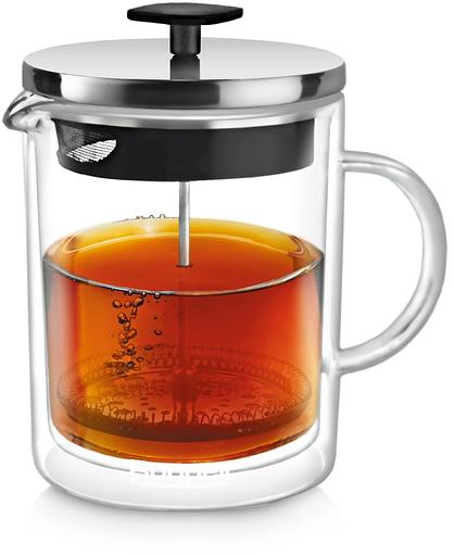 Френч-пресс Rondell Dual RDS-1063 0.8л стальной фото 2