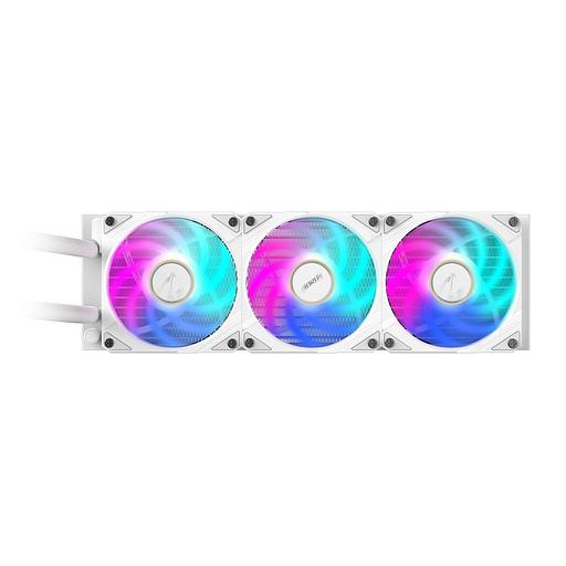 Жидкостная система охлаждения Gigabyte AORUS WATERFORCE X II 360I White, 3 x 120mm ARGB Fan, sTR5, RTL (9JAWTX2360I-00-10) фото 2