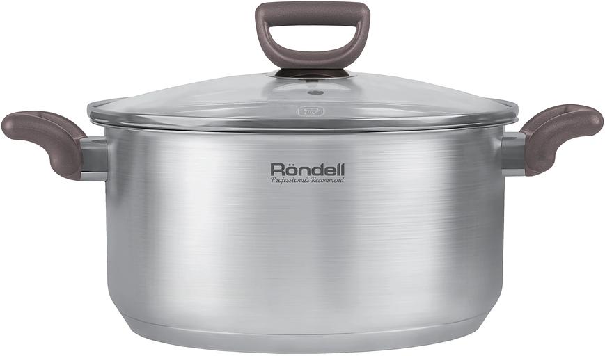 Кастрюля Rondell Fest RDS-1322 2.8л. d=20см (с крышкой) стальной фото 2