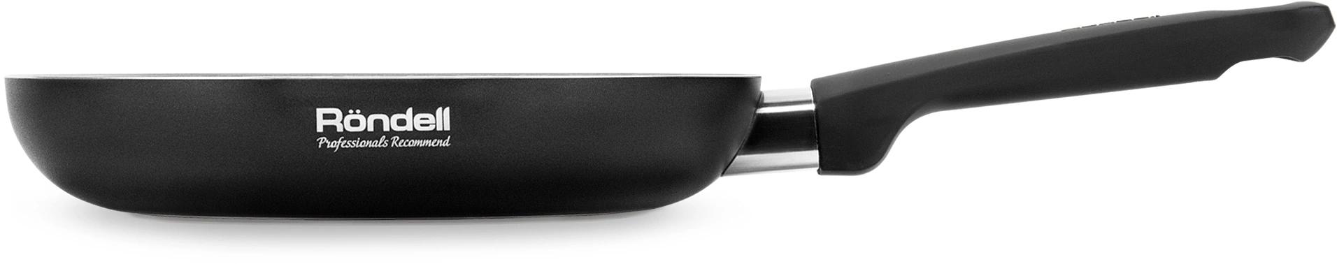 Сковорода Rondell Massimo RDA-1403 круглая 26см покрытие: Xylan Plus ручка несъемная (без крышки) черный фото 2