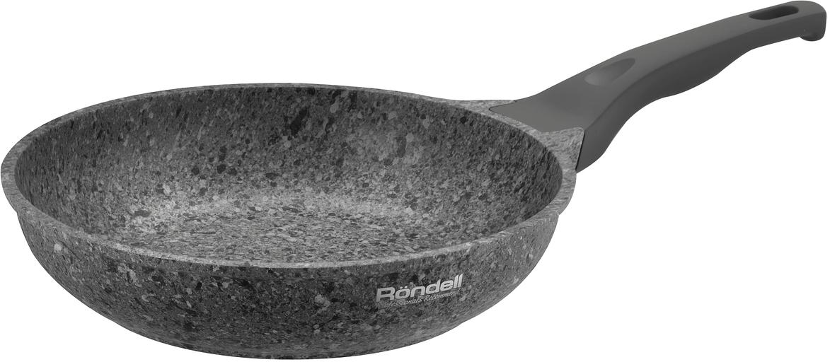 Сковорода Rondell Granit Carrara RDA-1846 круглая 28см покрытие: Quantum2 ручка несъемная (без крышки) серый фото 1