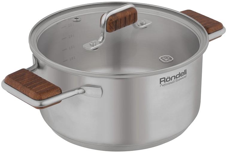 Кастрюля Rondell Fjord RDS-1791 3.2л. d=20см (без крышки) стальной фото 4