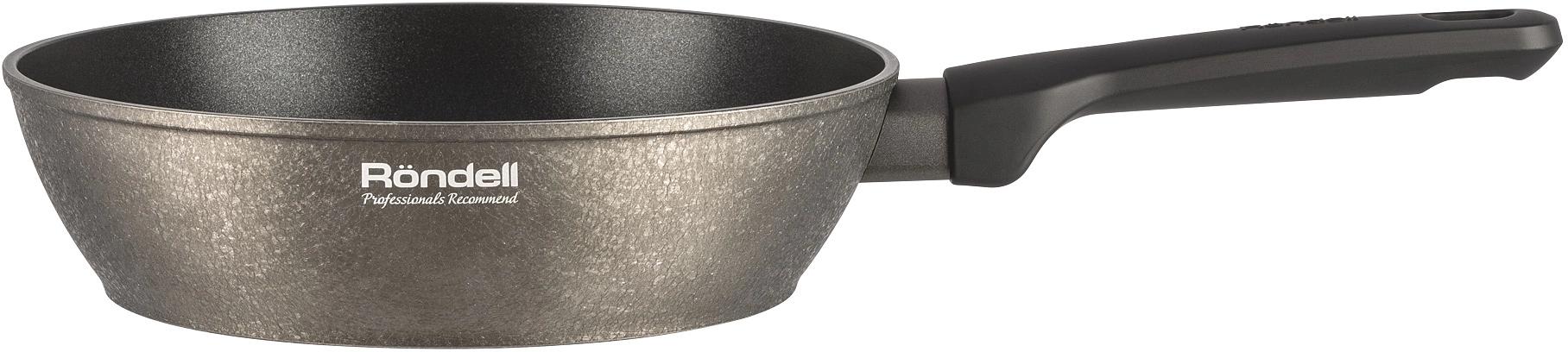 Сковорода Rondell Posh RDA-1475 круглая 24см покрытие: Xylan Plus ручка несъемная (без крышки) серый фото 2