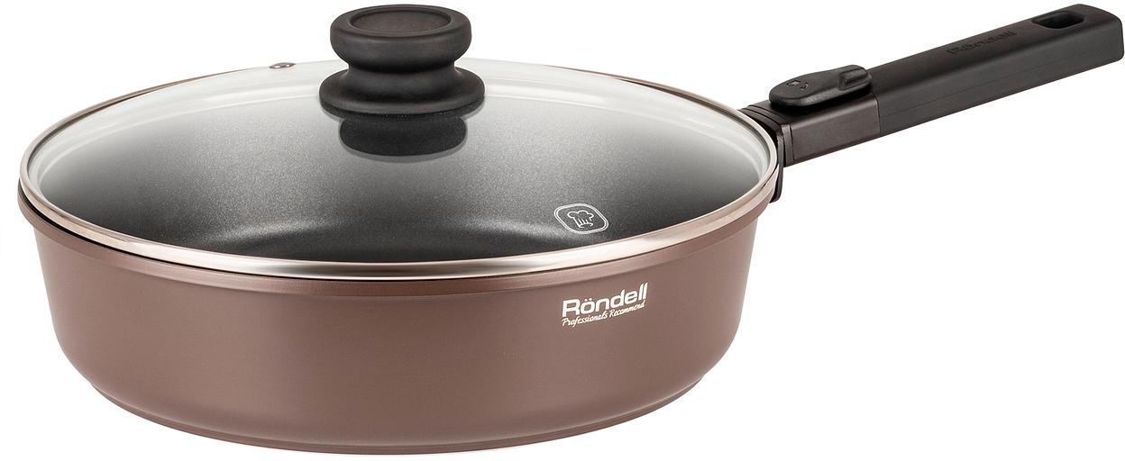 Сотейник Rondell Praline RDA-1568 d=28см (с крышкой) коричневый фото 1