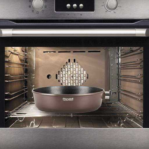 Сотейник Rondell Praline RDA-1568 d=28см (с крышкой) коричневый фото 8