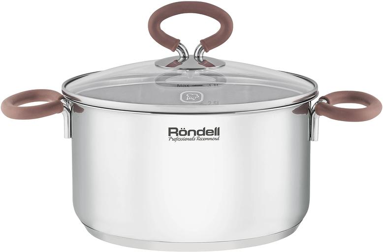 Кастрюля Rondell Etery RDS-1599 3.1л. d=20см (с крышкой) стальной фото 2