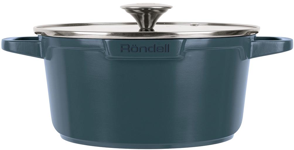 Кастрюля Rondell Azul Claro RDA-1501 4.5л. d=24см (с крышкой) синий фото 2