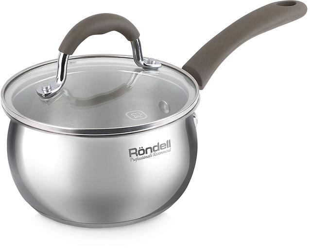 Ковш Rondell Konzept RDS-1228 1.1л. d=14см (с крышкой) стальной фото 1