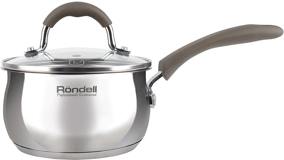Ковш Rondell Konzept RDS-1228 1.1л. d=14см (с крышкой) стальной фото 2