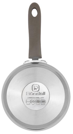 Ковш Rondell Konzept RDS-1228 1.1л. d=14см (с крышкой) стальной фото 3