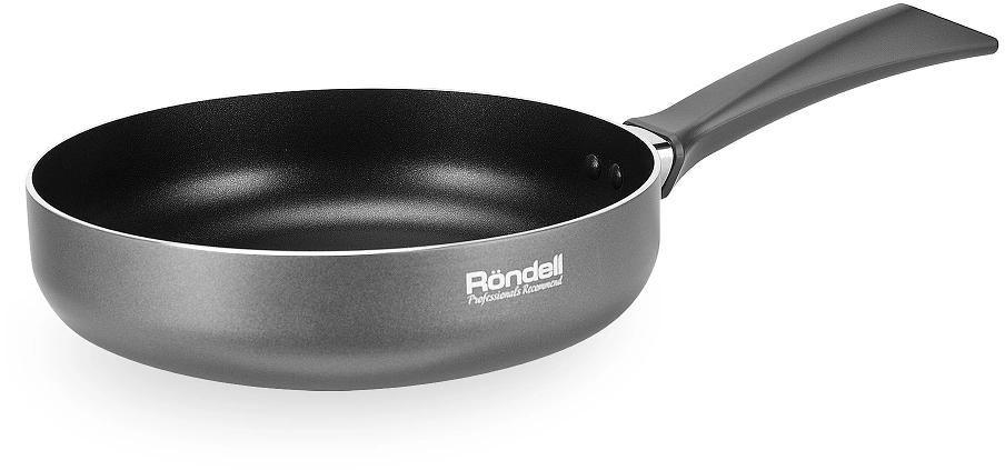 Сковорода Rondell Strike RDA-1355 круглая 26см покрытие: Xylan Plus ручка несъемная (без крышки) серый фото 1