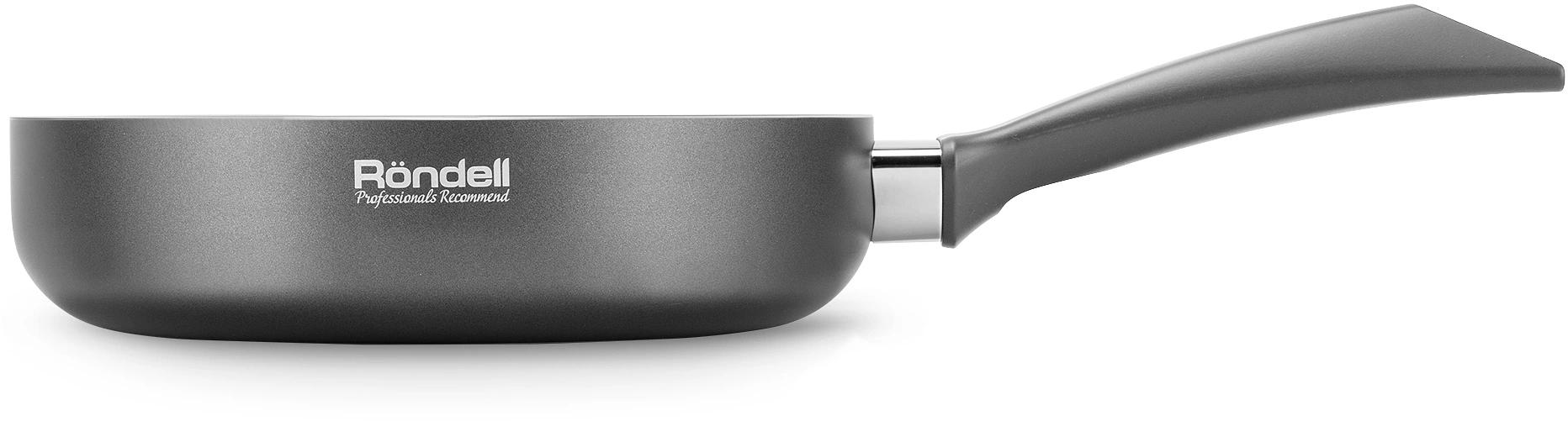 Сковорода Rondell Strike RDA-1356 круглая 28см покрытие: Xylan Plus ручка несъемная (без крышки) серый фото 2