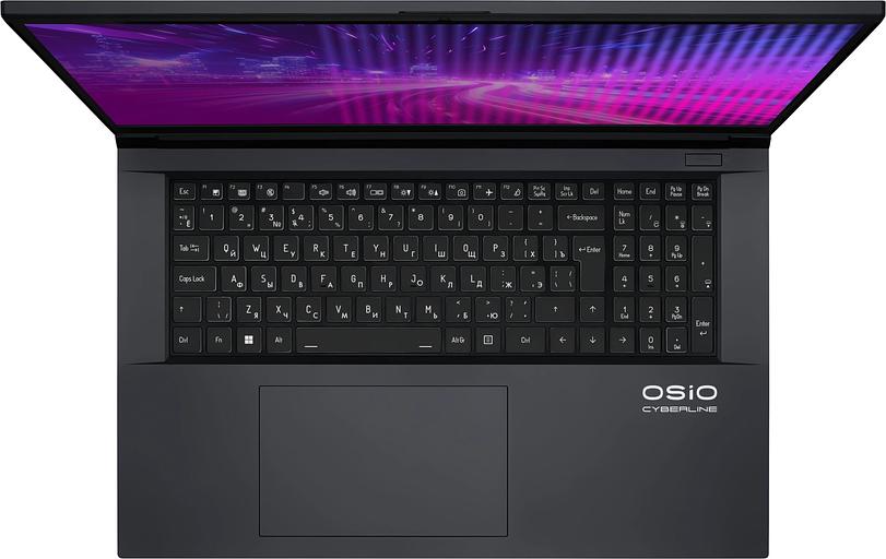 Ноутбук Osio CyberLine C170i-001 Core i5 12600H 16Gb SSD512Gb NVIDIA RTX RTX 3050 6Gb 17.3" IPS FHD (1920x1080) noOS dk.grey WiFi BT Cam 3410mAh фото 6