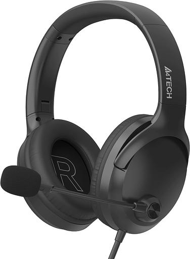 Наушники с микрофоном A4Tech Fstyler FH280U черный 2м мониторные USB оголовье (FH280U) фото 2