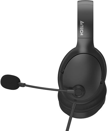 Наушники с микрофоном A4Tech Fstyler FH280U черный 2м мониторные USB оголовье (FH280U) фото 5