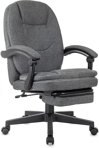 Кресло руководителя Бюрократ CH-868MSG-BF серый 3C1 крестов. пластик подст.для ног пластик черный фото 1