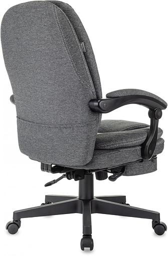 Кресло руководителя Бюрократ CH-868MSG-BF серый 3C1 крестов. пластик подст.для ног пластик черный фото 5