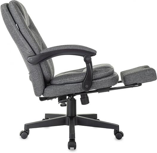 Кресло руководителя Бюрократ CH-868MSG-BF серый 3C1 крестов. пластик подст.для ног пластик черный фото 7