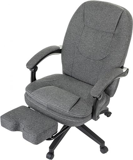 Кресло руководителя Бюрократ CH-868MSG-BF серый 3C1 крестов. пластик подст.для ног пластик черный фото 9