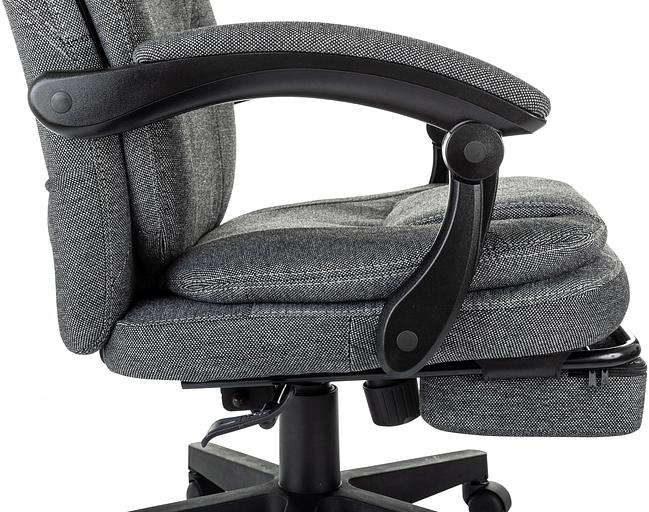 Кресло руководителя Бюрократ CH-868MSG-BF серый 3C1 крестов. пластик подст.для ног пластик черный фото 10