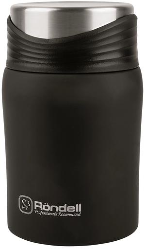 Термос для еды Rondell Walzer RDS-1303 0.7л. черный картонная коробка фото 1