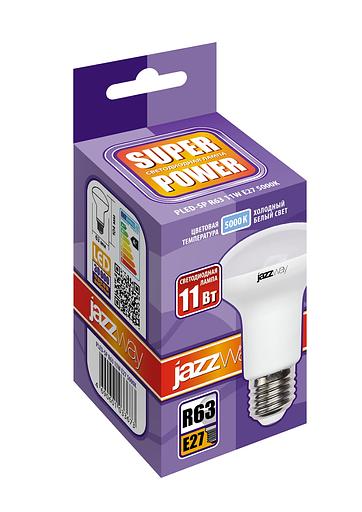 Лампа светодиодная рефлекторная LED 11Вт E27 R63 230/50 холодный фото 2