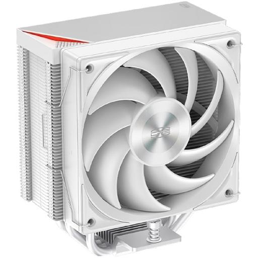 Кулер PCCooler RZ400 V2 WH S115X/1200/1700/18XX/AM4/AM5 (TDP 245W, 1x120mm PWM FAN, 4 тепловые трубки 6мм, 500-2000RPM, 32dBa) фото 1
