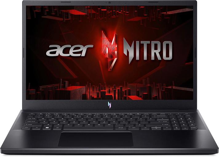 Ноутбук Acer Nitro V 15 ANV15-51-51AT Core i5 13420H 16Gb SSD512Gb NVIDIA GeForce RTX 2050 4Gb 15.6" IPS FHD (1920x1080) noOS black WiFi BT Cam (NH.QNACD.009) фото 1